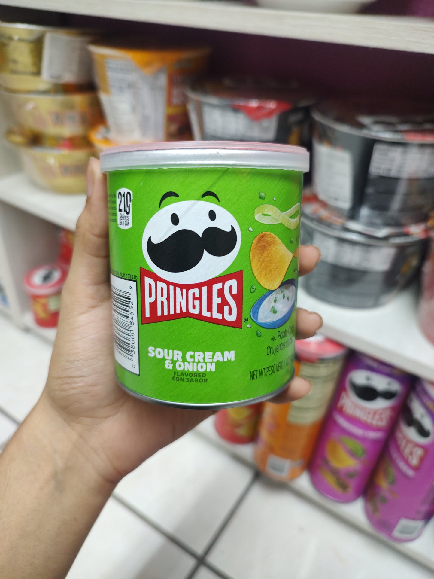 Pringles sour cream & onion mini