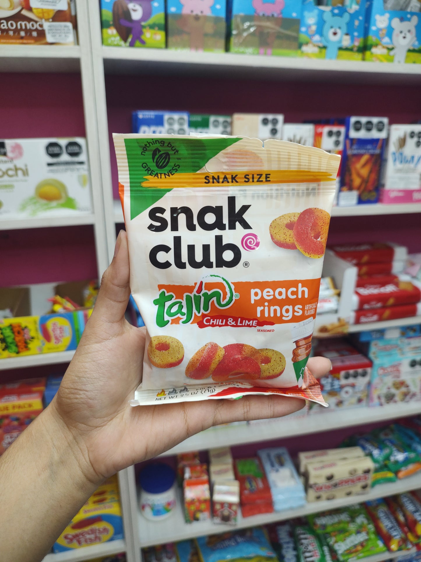 Snack club peach