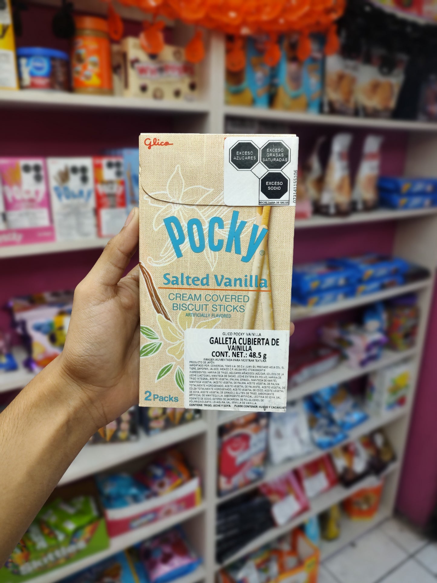 Pocky salted vainilla