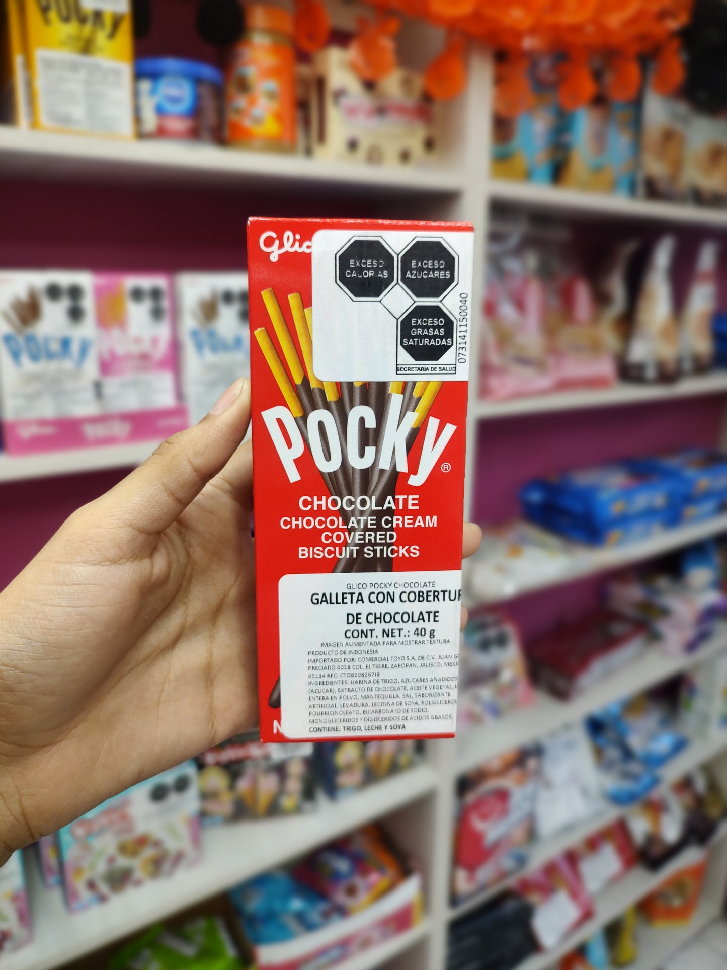 Pocky chocolate