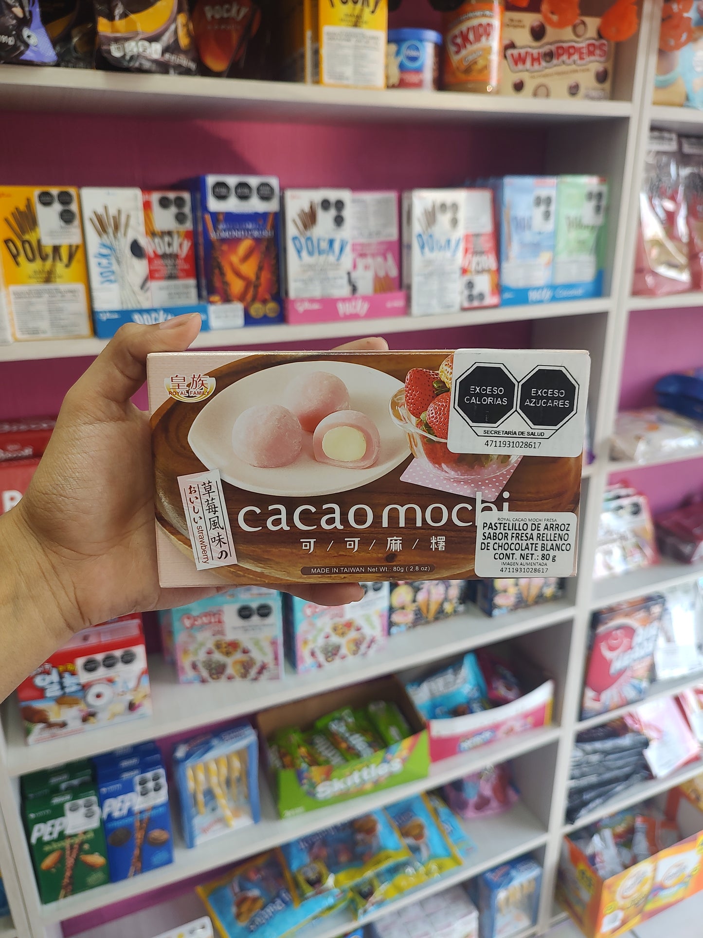 Caco mochi fresa