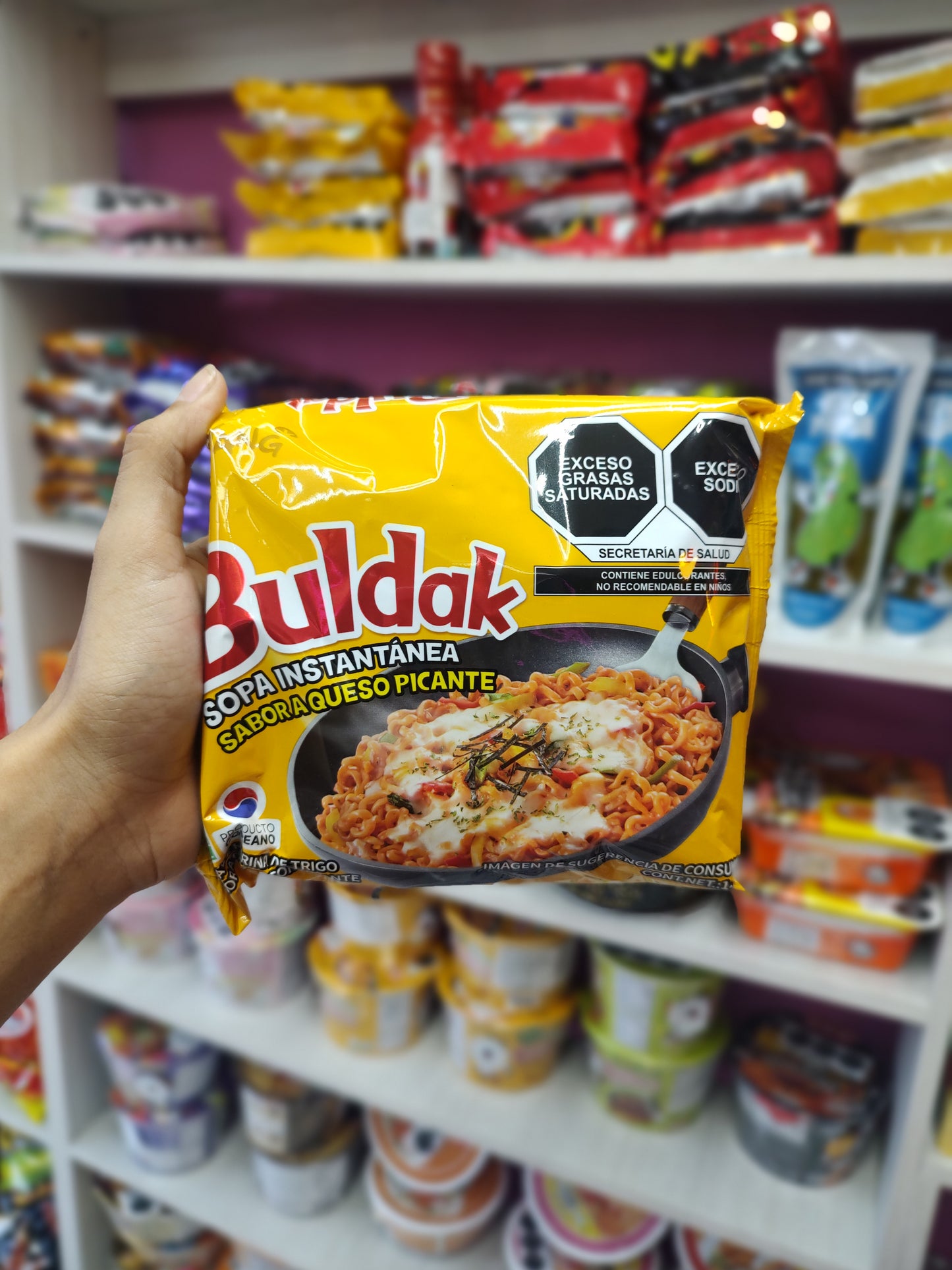 Buldak queso picante