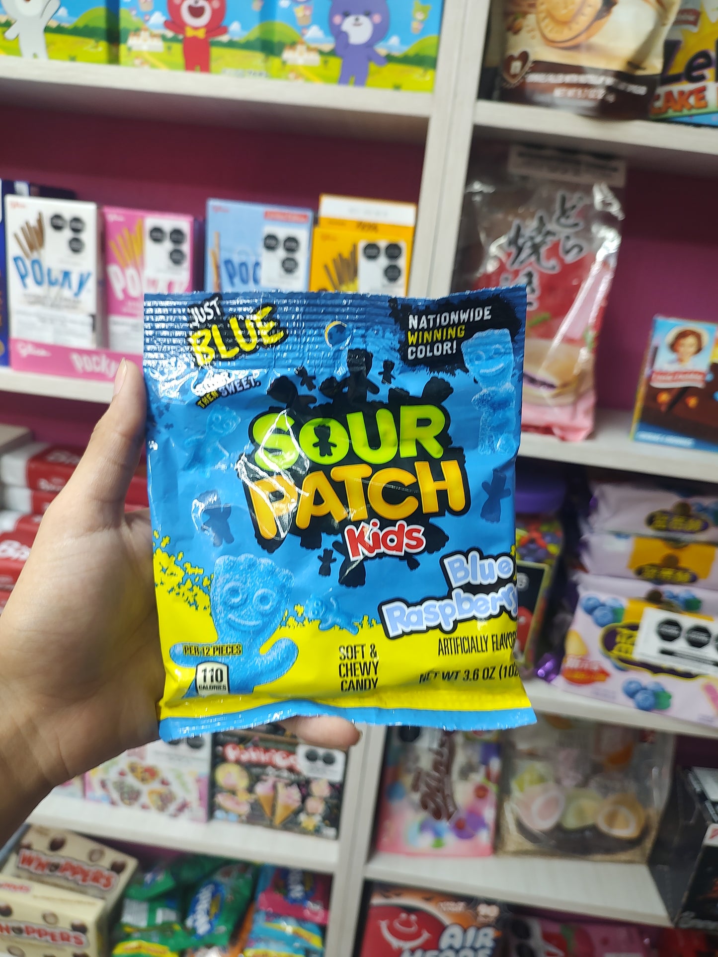 Sour patch blue raspberry