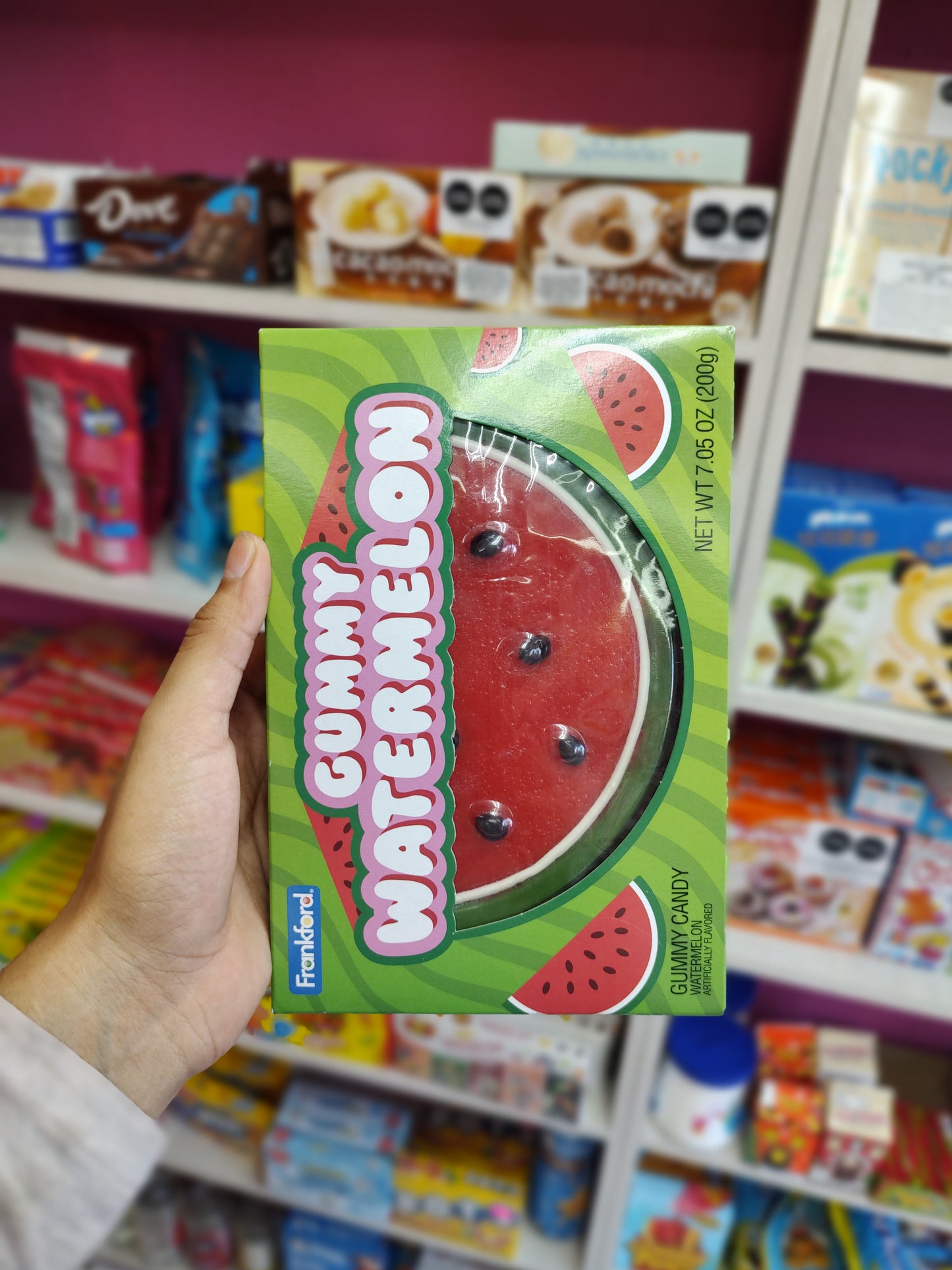 Gummy watermelon